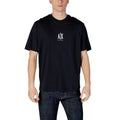Armani Exchange Blaues Baumwoll-T-Shirt