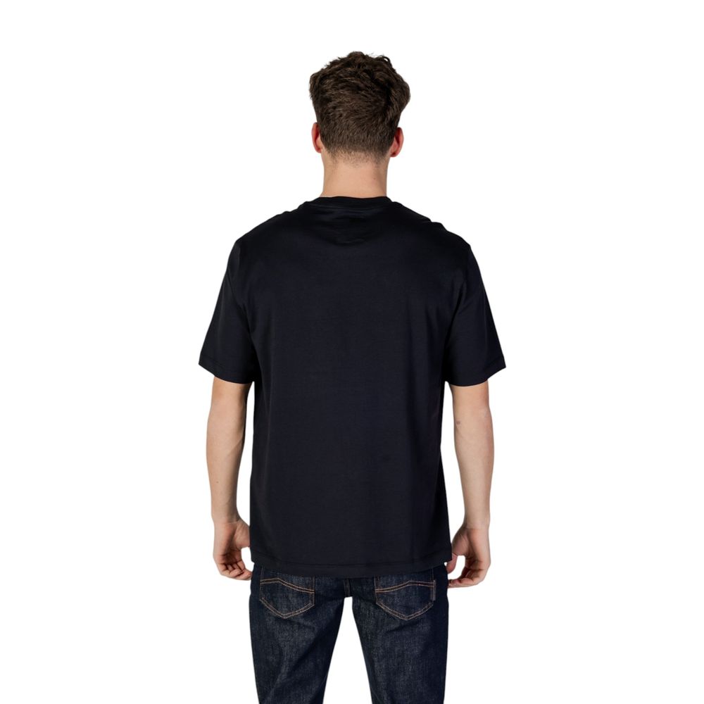 Armani Exchange Blaues Baumwoll-T-Shirt