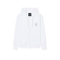 Armani Exchange Weiße Baumwoll-Kapuzenpullover