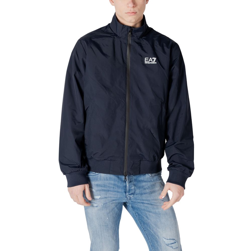 EA7 Emporio Armani Blauer Bomber aus Polyamid