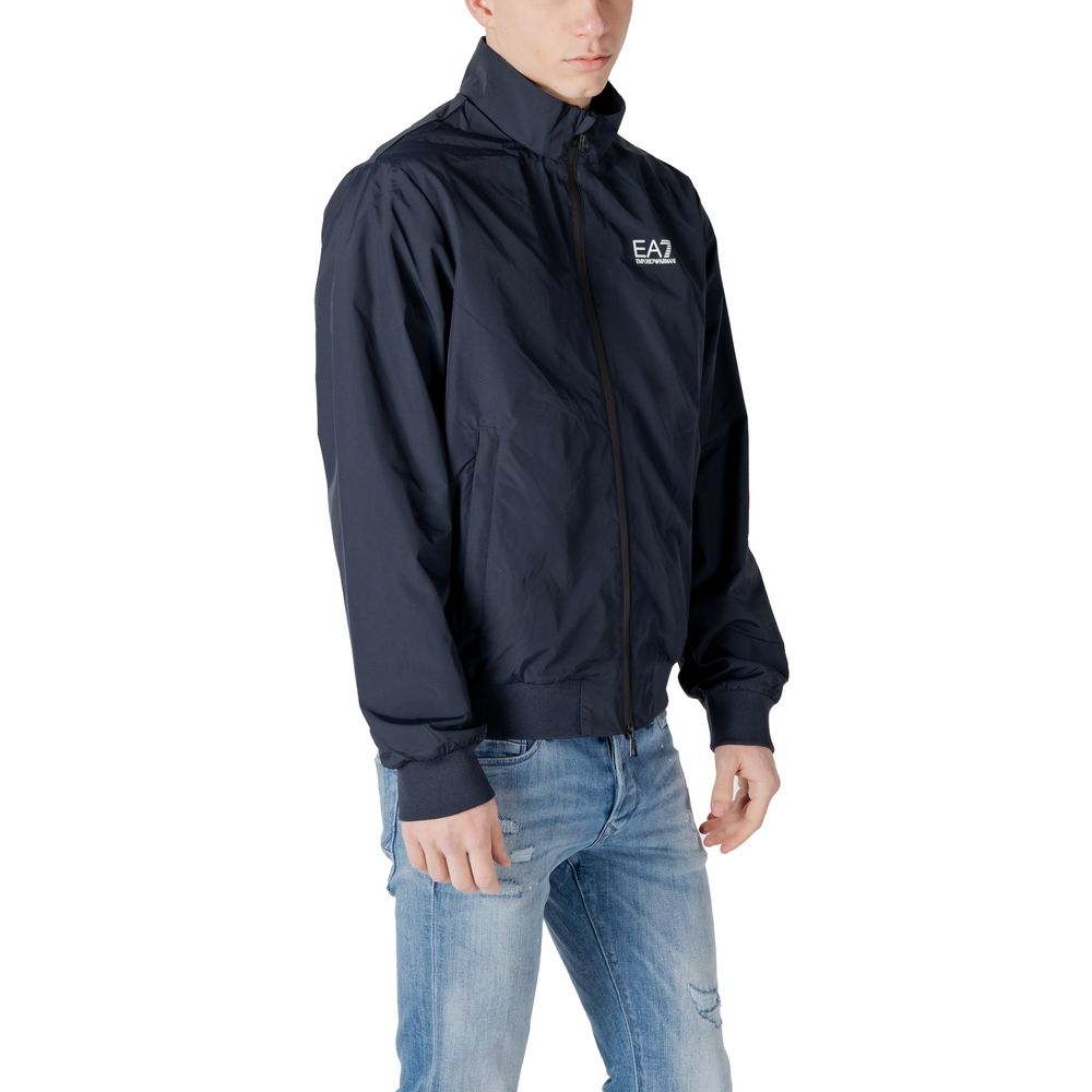 EA7 Emporio Armani Blauer Bomber aus Polyamid