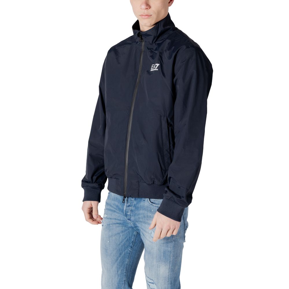 EA7 Emporio Armani Blauer Bomber aus Polyamid
