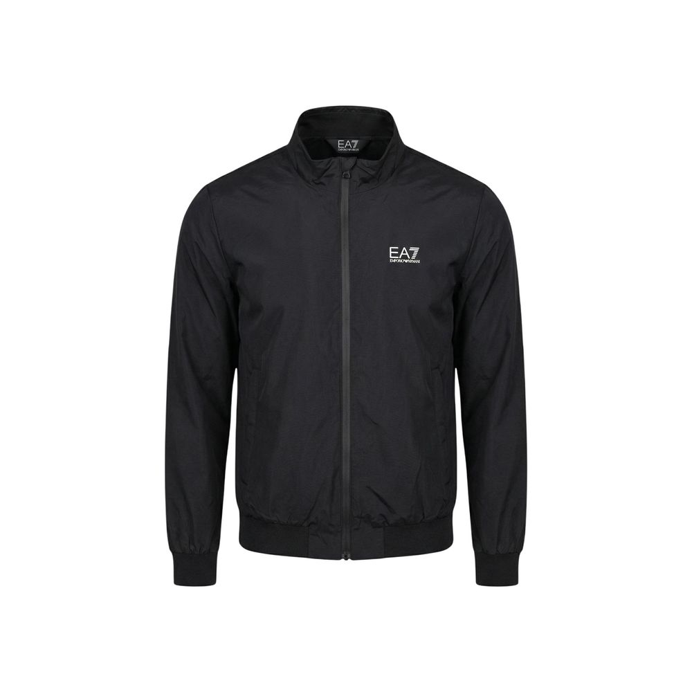 EA7 Emporio Armani Schwarzer Bomber aus Polyamid