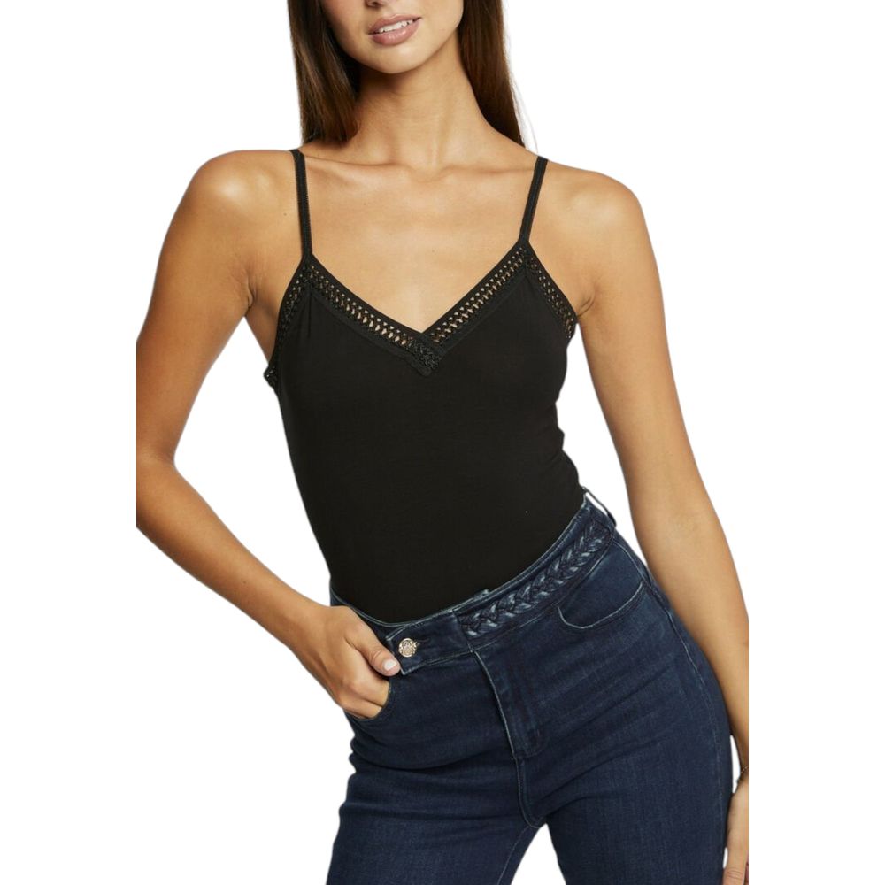 Morgan De Toi Schwarze Tanktops aus Viskose