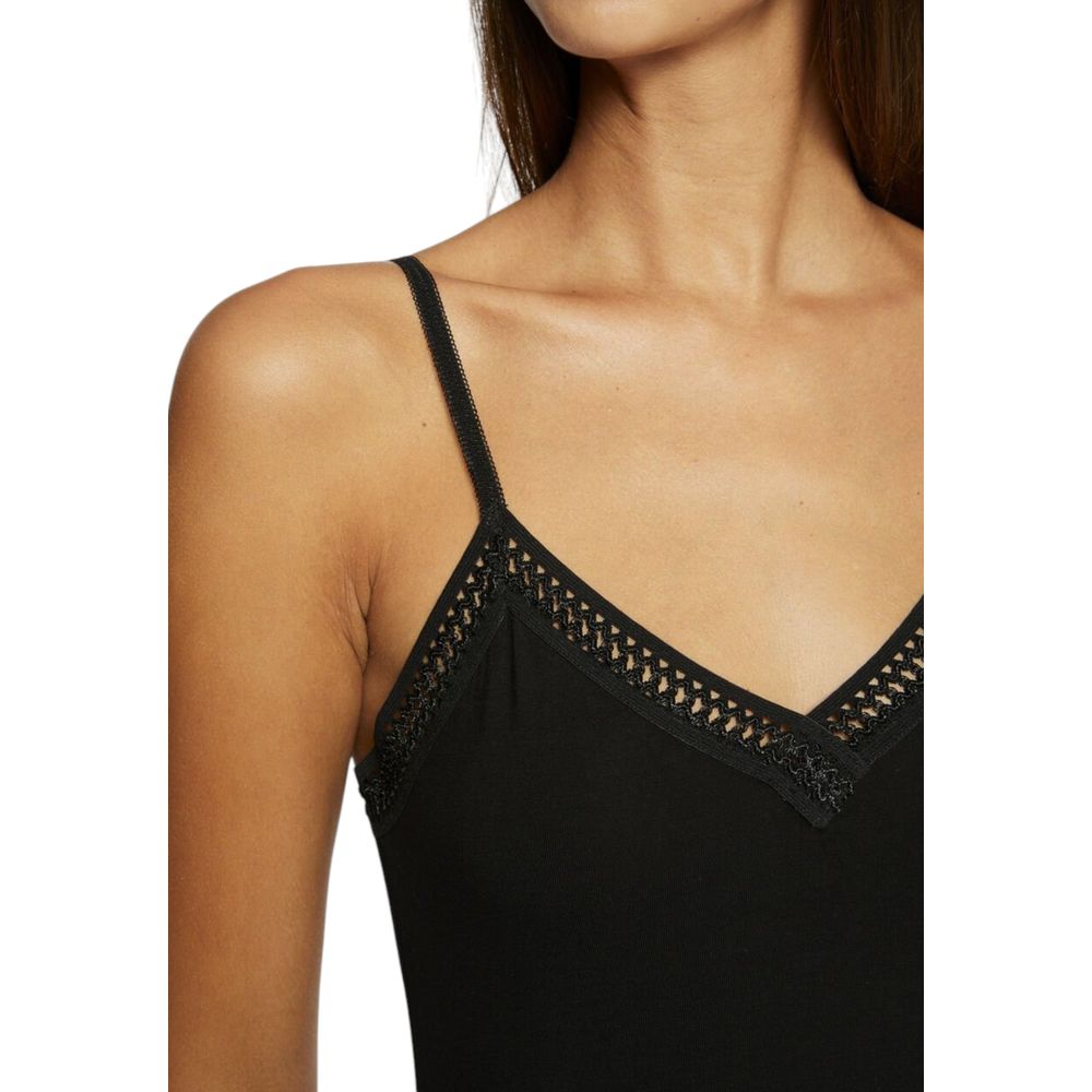 Morgan De Toi Schwarze Tanktops aus Viskose