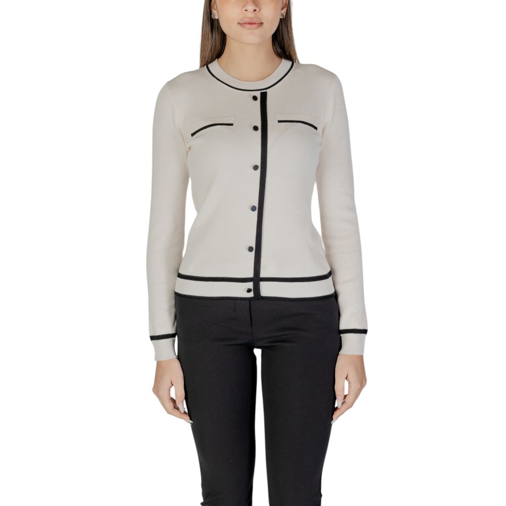 Morgan De Toi Creme Viskose-Strickjacke