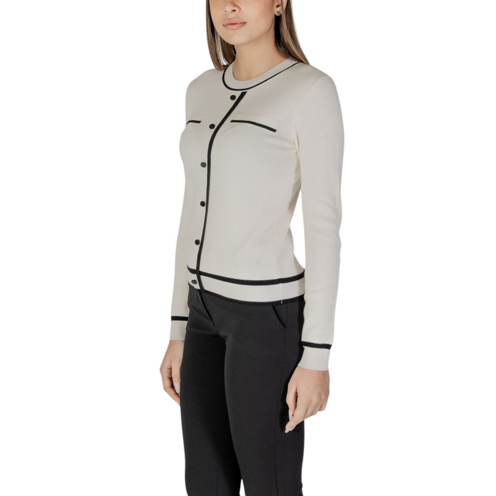 Morgan De Toi Creme Viskose-Strickjacke