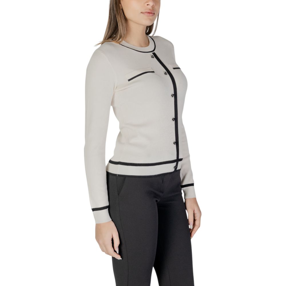 Morgan De Toi Creme Viskose-Strickjacke