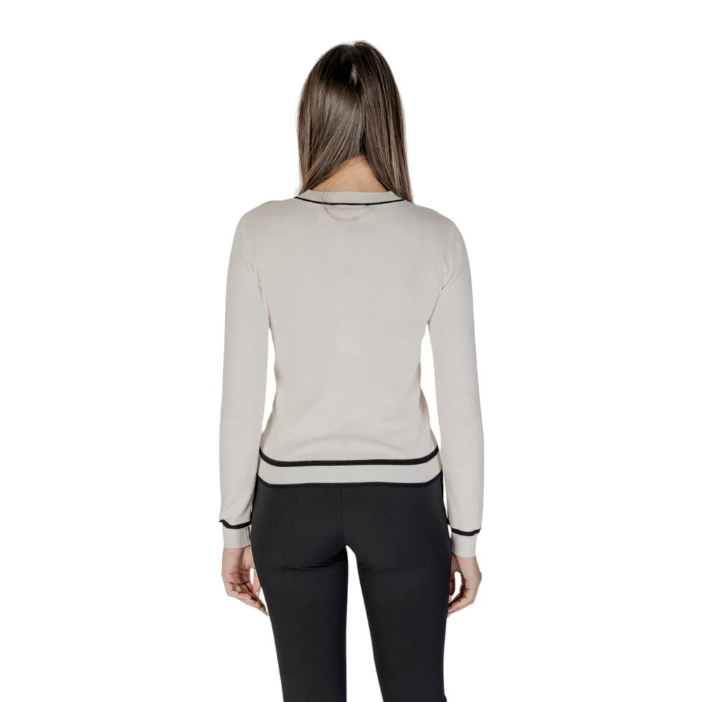 Morgan De Toi Creme Viskose-Strickjacke