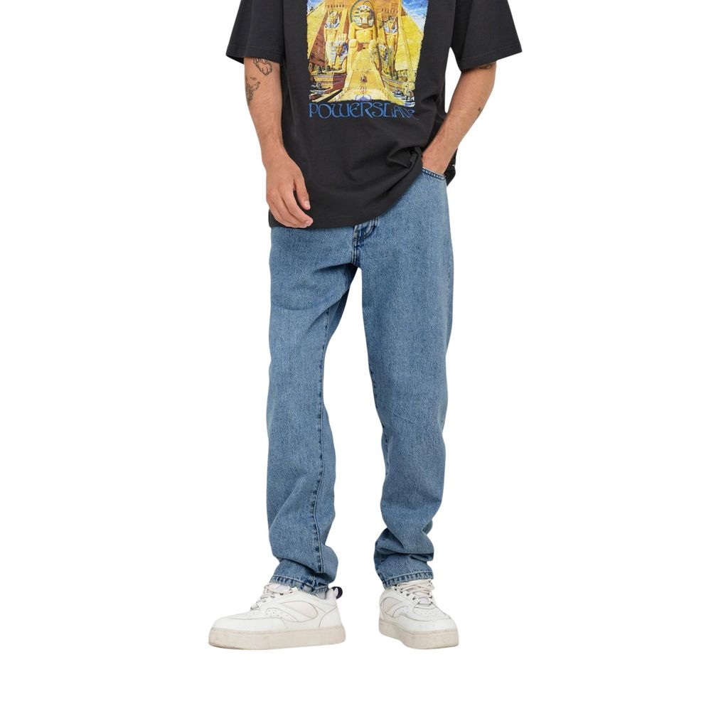 Only & Sons Hellblaue Baumwolljeans im Relaxed Fit