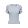 Jacqueline De Yong Blaues Viskose-T-Shirt