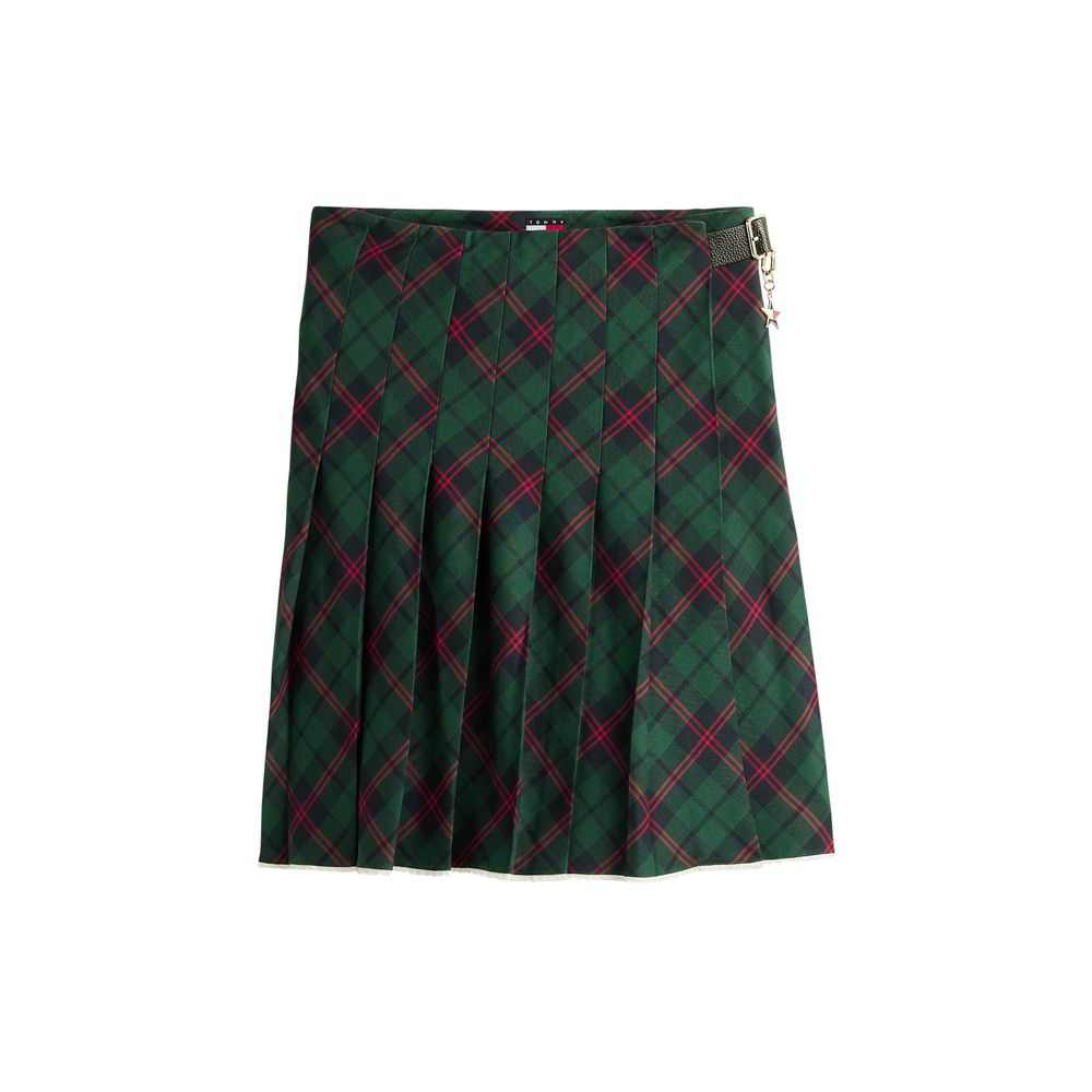 Tommy Hilfiger Jeans Minirock aus Baumwolle in Bicolor