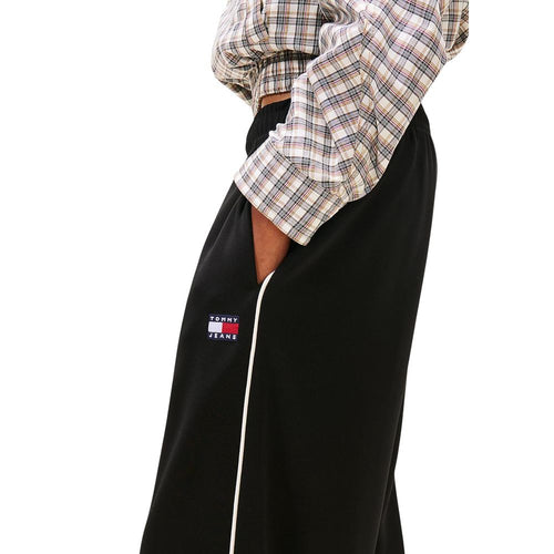 Tommy Hilfiger Jeans Schwarze Trainingshose aus recyceltem Polyester