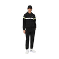 Lacoste Schwarz-weißer Polyester-Trainingsanzug