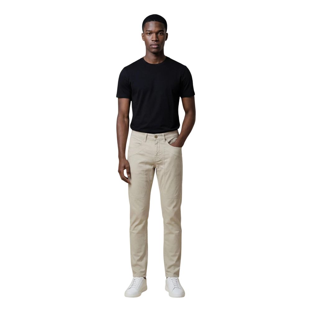 Jeckerson Graue Skinny-Hose aus Elastan