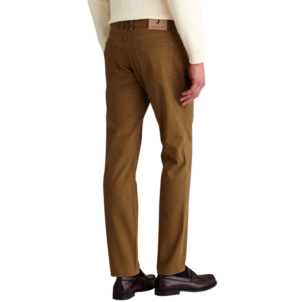 Jeckerson Beige Elastan Skinny Hosen