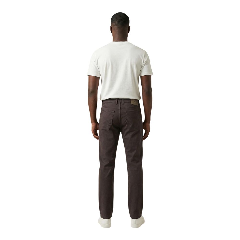 Jeckerson Braune Baumwoll-Skinny-Jeans
