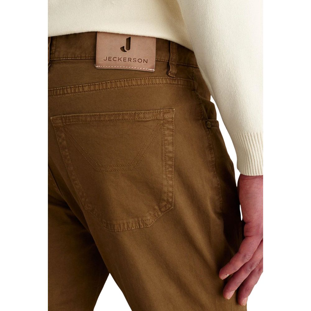 Jeckerson Beige Elastan Skinny Hosen
