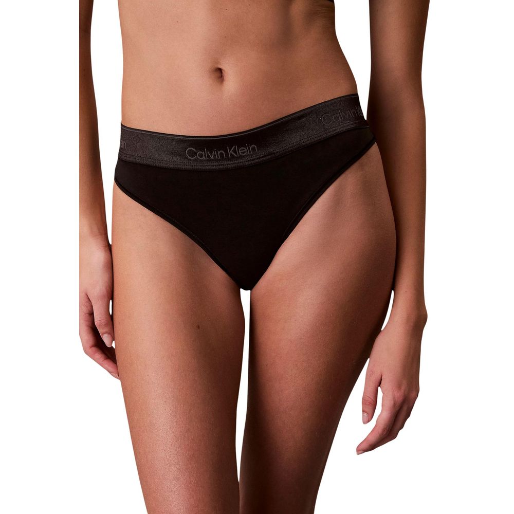 Calvin Klein Underwear Schwarzer Baumwoll-Slip