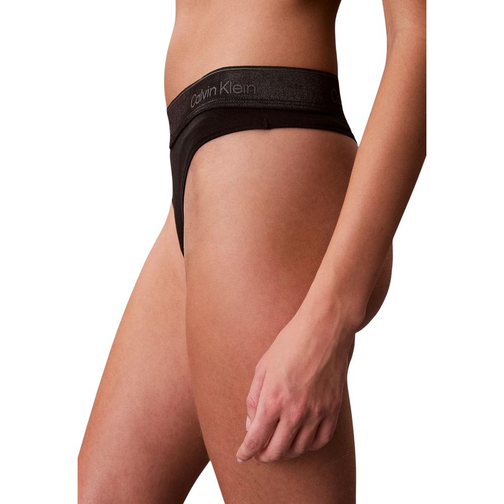 Calvin Klein Underwear Schwarzer Baumwoll-Slip