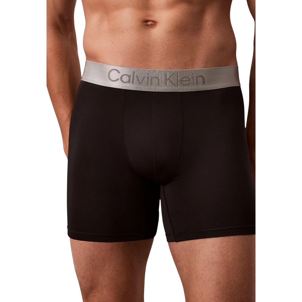 Calvin Klein Underwear Schwarze und weiße Boxershorts aus recyceltem Polyester
