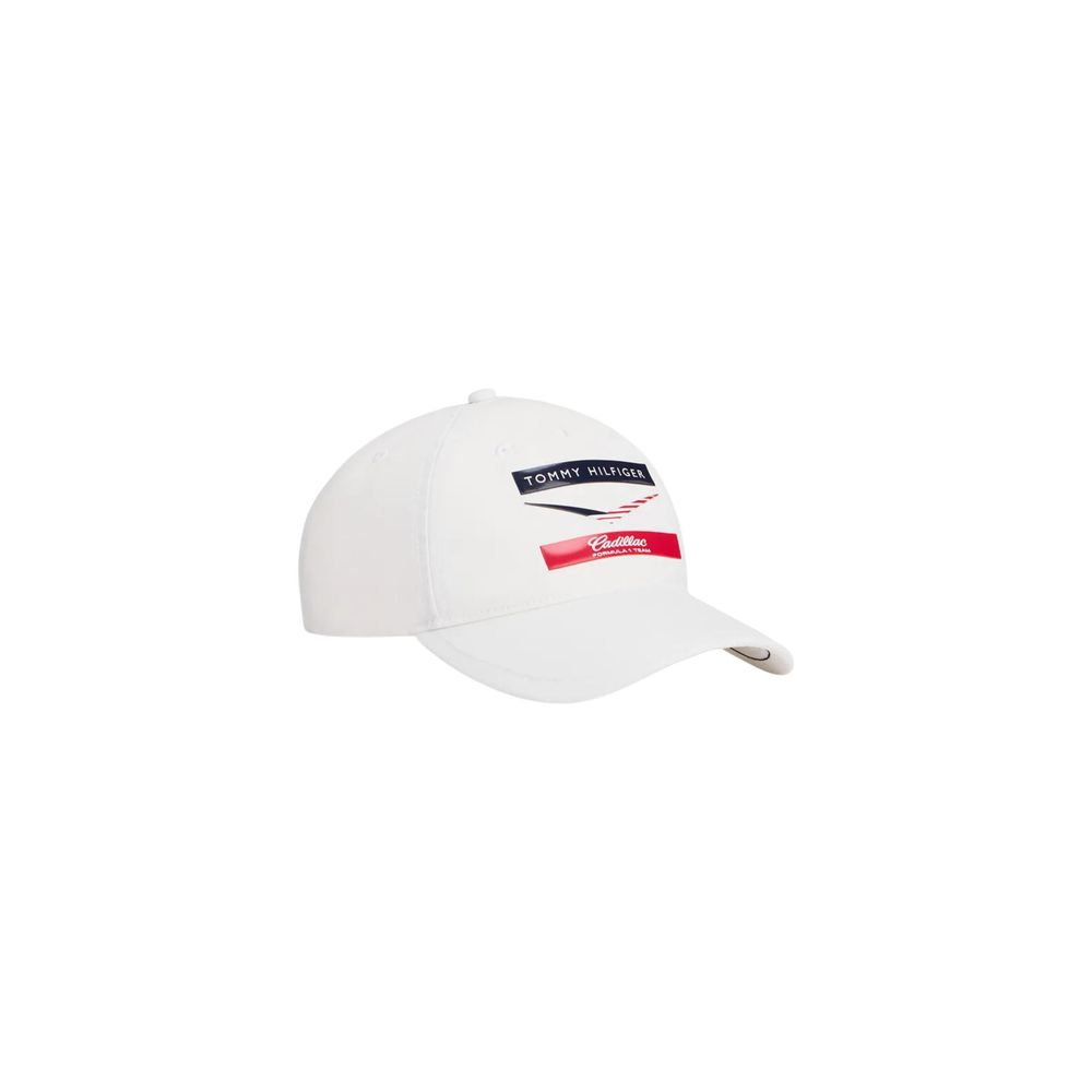 Tommy Hilfiger Weiße Baseballkappe aus recyceltem Polyester