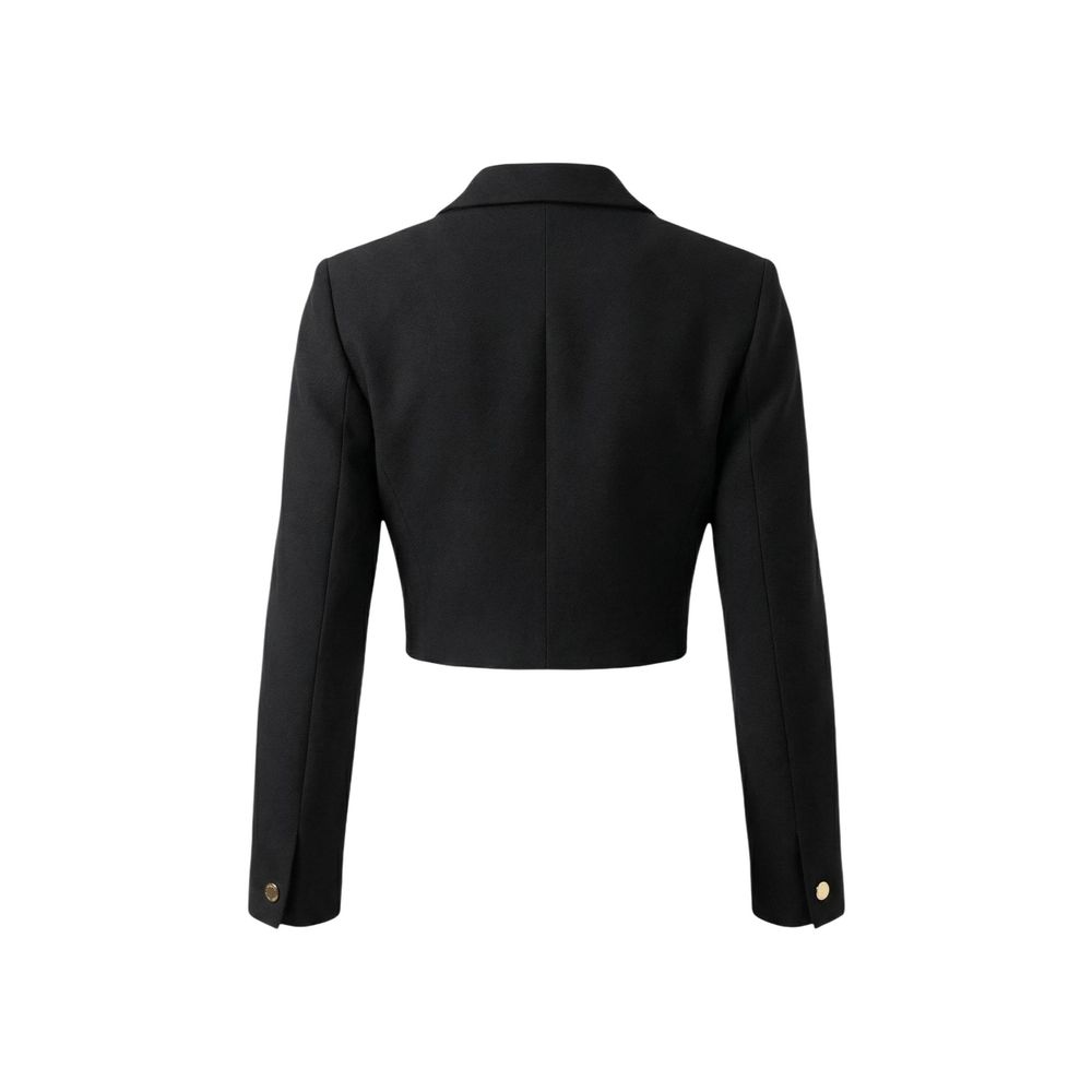Morgan De Toi Schwarzer Blazer aus recyceltem Polyester