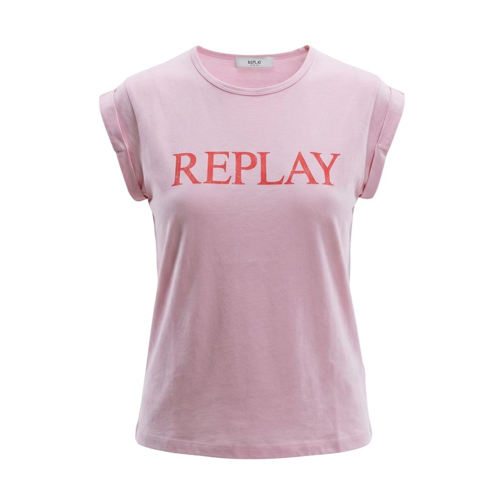 Replay Mehrfarbiges Baumwoll-T-Shirt