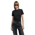 Replay Schwarzes Baumwoll-T-Shirt
