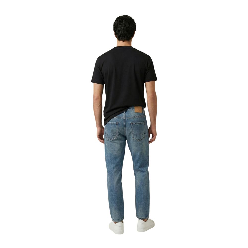 Replay Schwarzes Baumwoll-T-Shirt