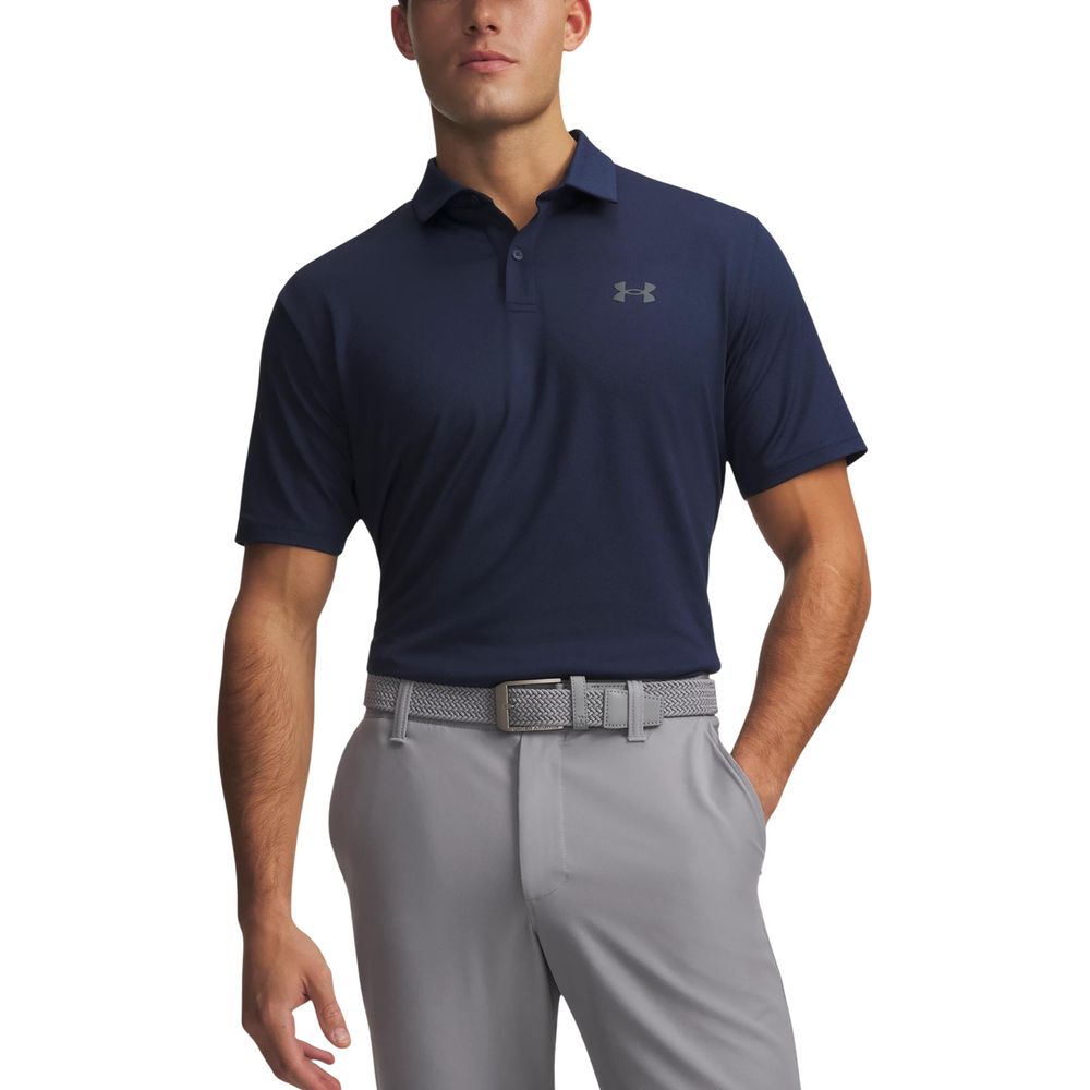 Under Armour Zweifarbige Polyester-Poloshirt