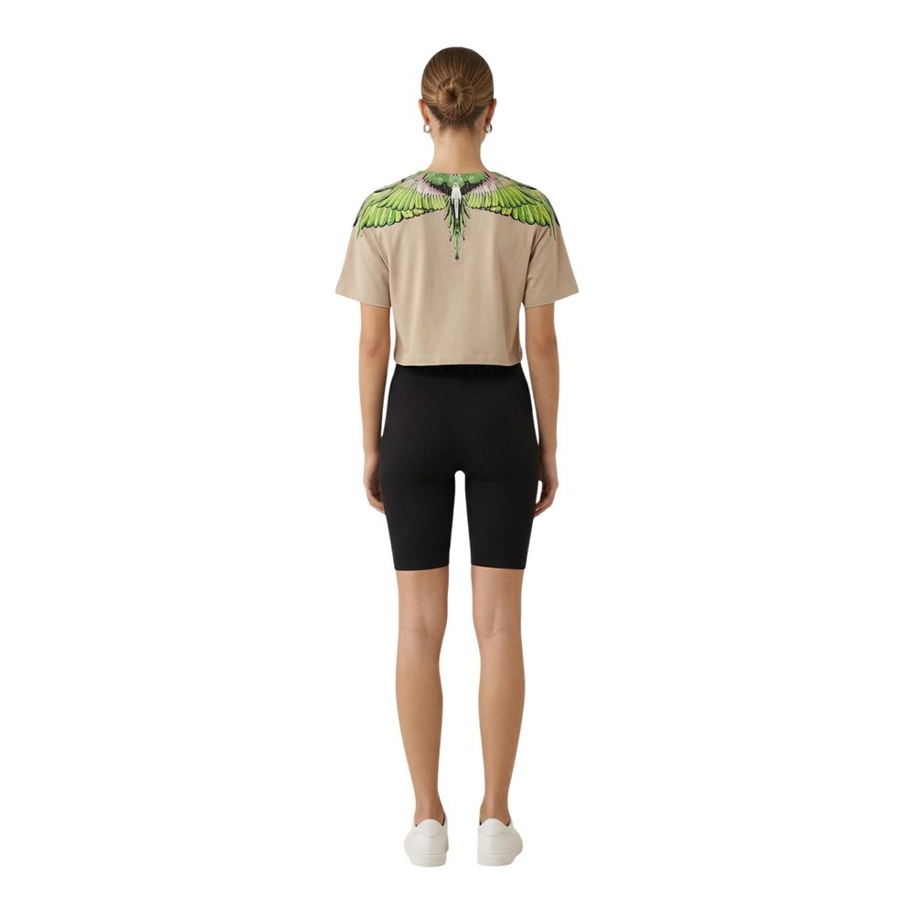 County of Milan Beiges Baumwoll-T-Shirt