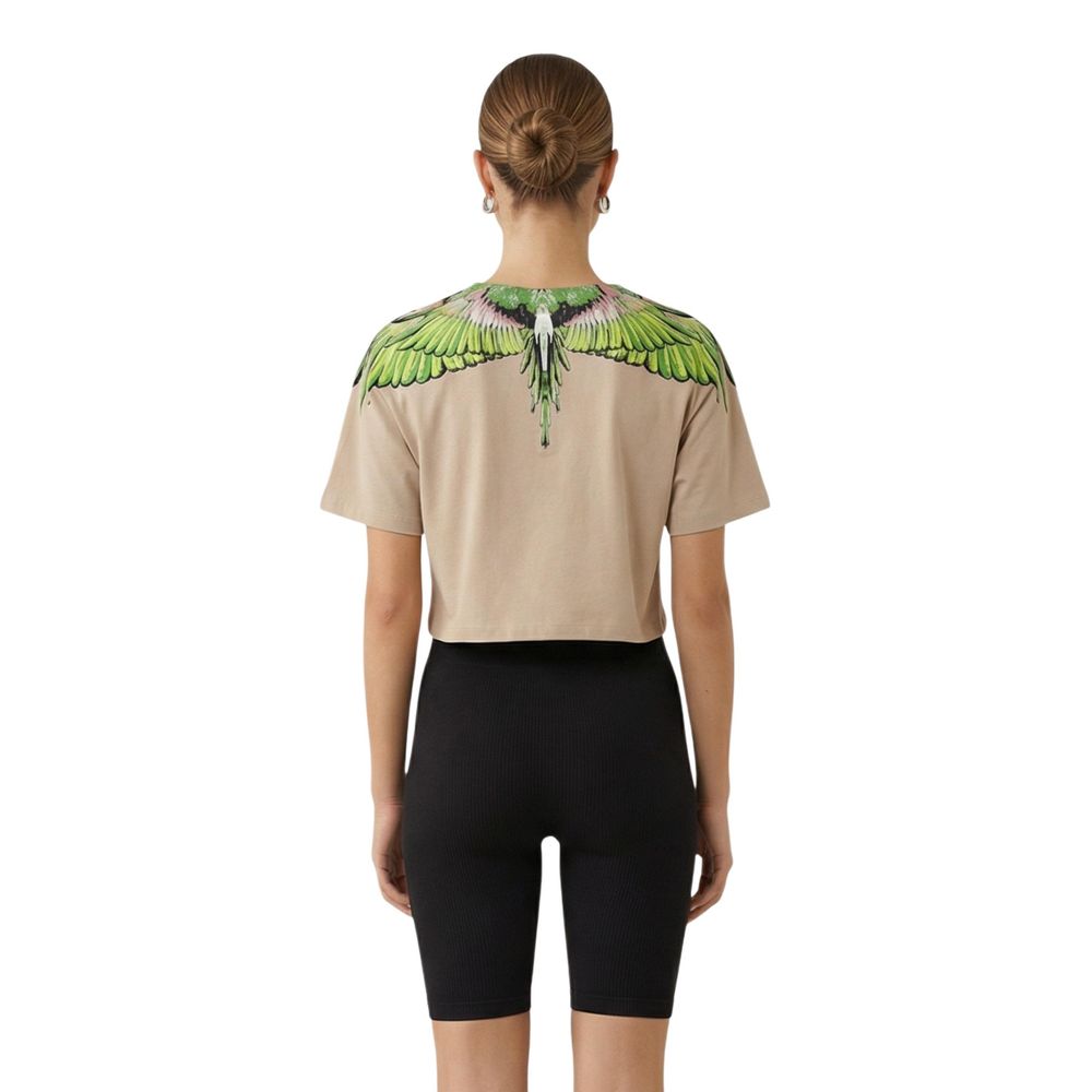 County of Milan Beiges Baumwoll-T-Shirt