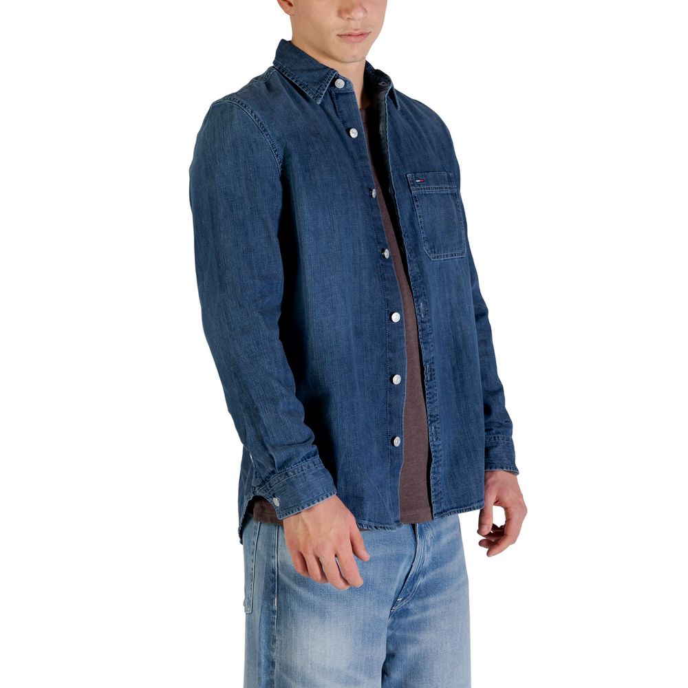 Tommy Hilfiger Jeans Blaues Denim-Hemd