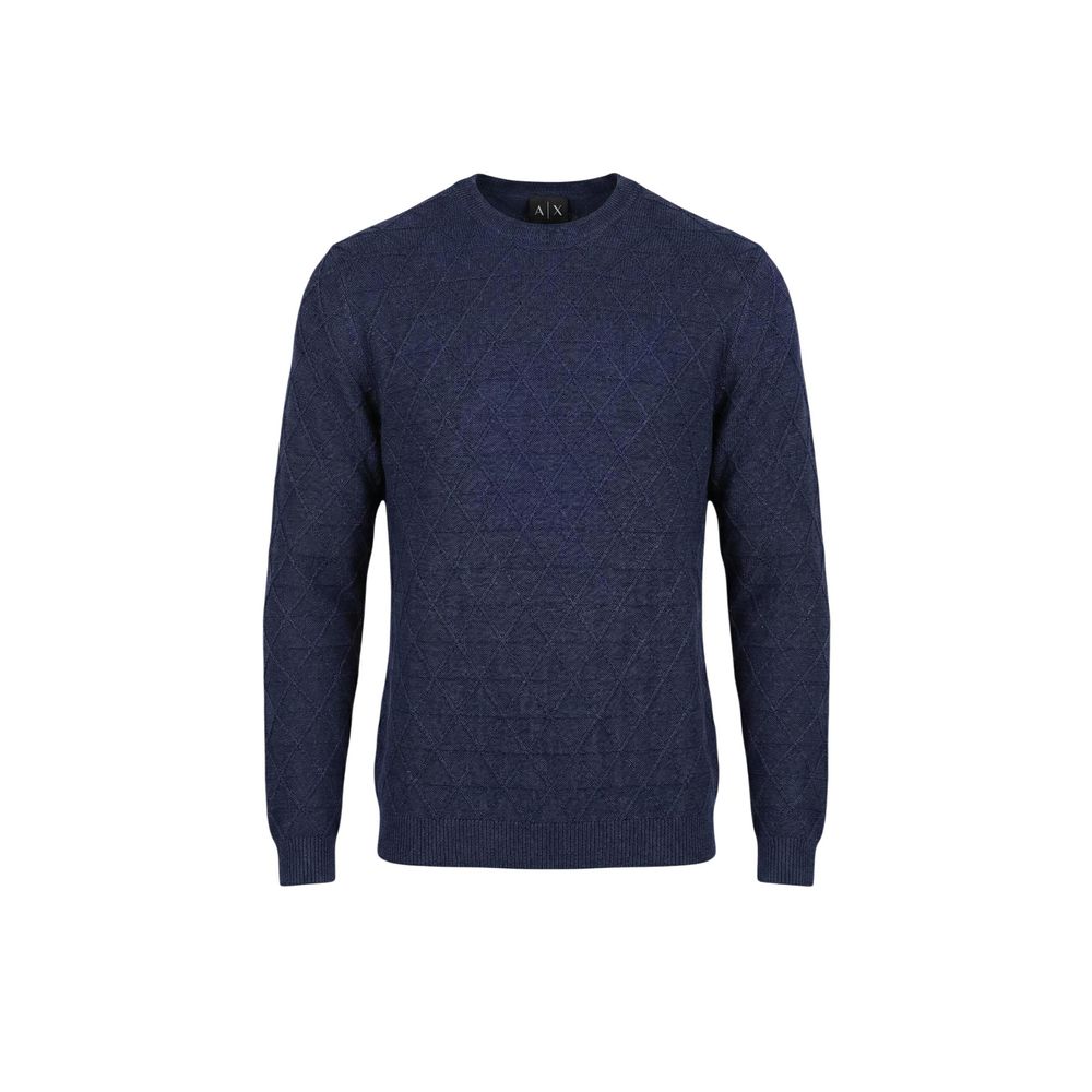 Armani Exchange Blaues Sweatshirt aus Viskose