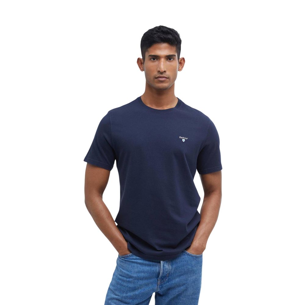 Barbour Blaues Baumwoll-T-Shirt