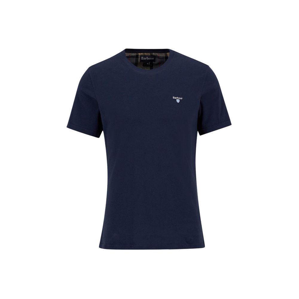 Barbour Blaues Baumwoll-T-Shirt