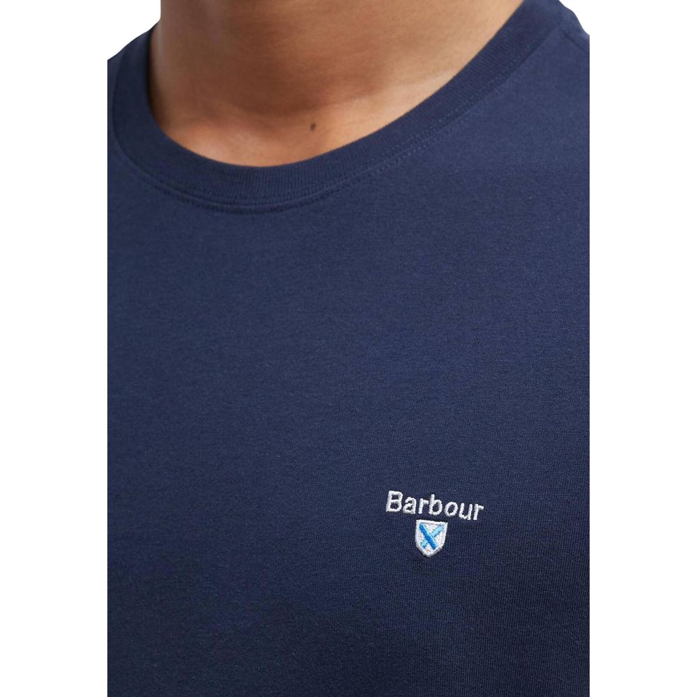 Barbour Blaues Baumwoll-T-Shirt