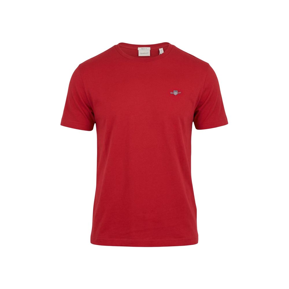 Gant Rotes Baumwoll-T-Shirt