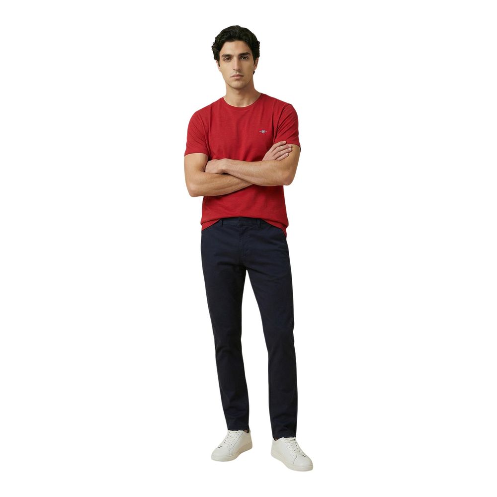 Gant Rotes Baumwoll-T-Shirt