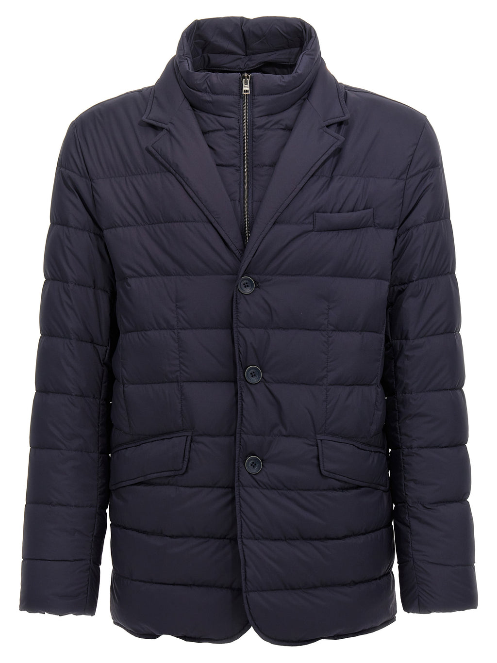 Herno Blauer Mantel aus Polyamid