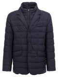 Herno Blauer Mantel aus Polyamid
