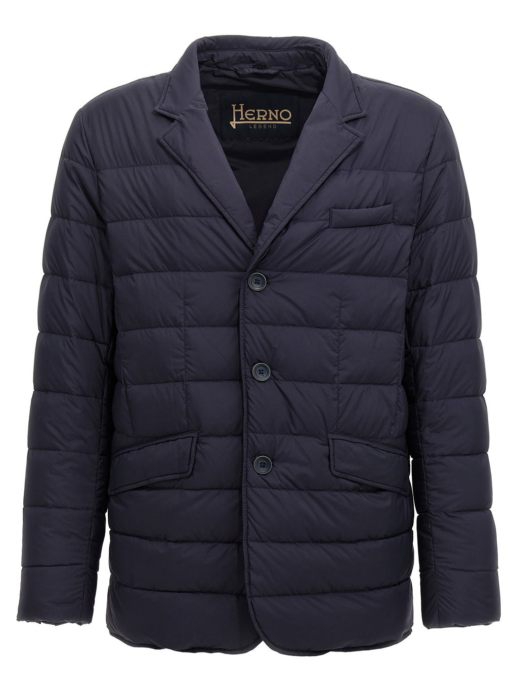 Herno Blauer Mantel aus Polyamid