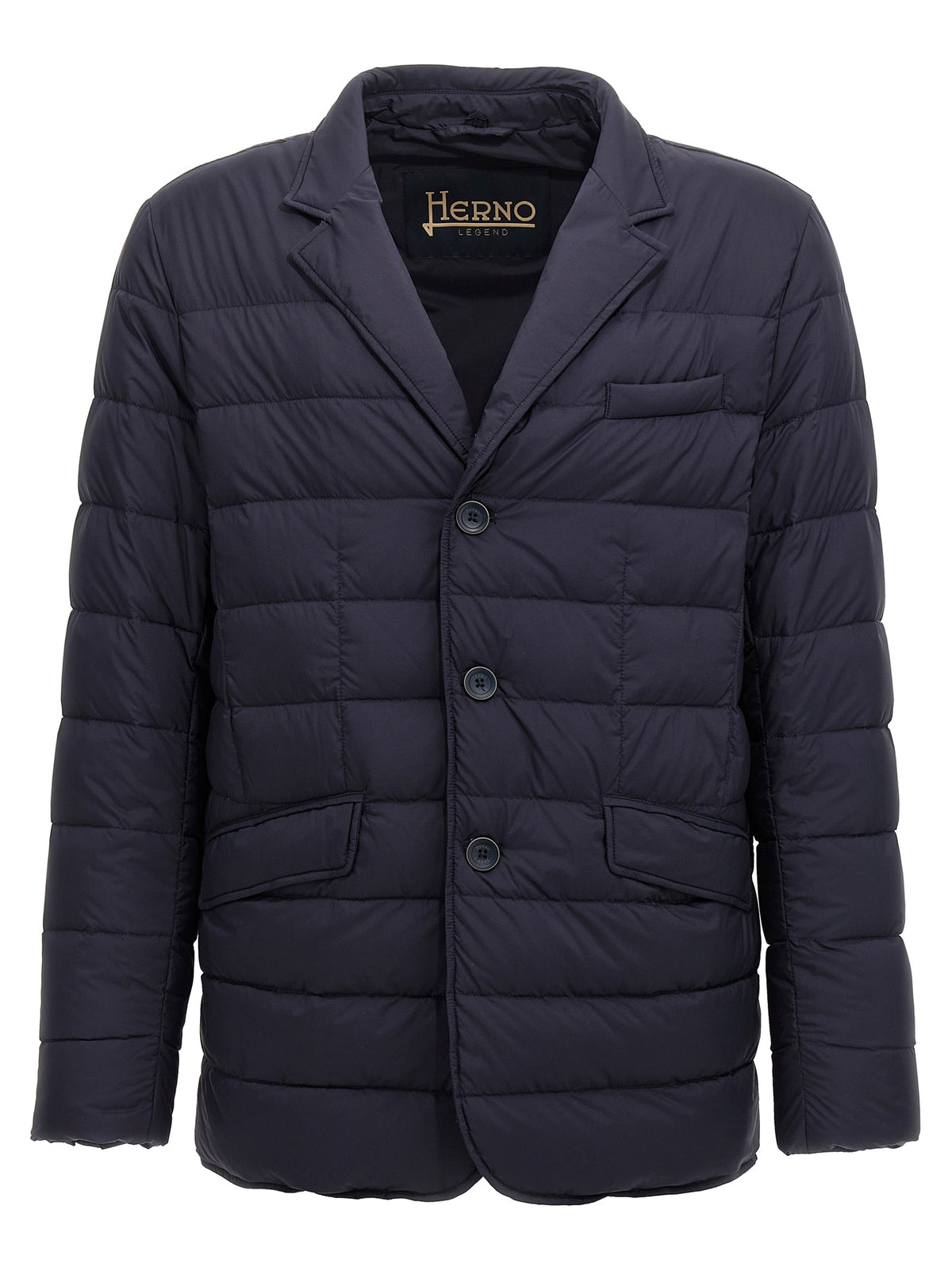 Herno Blauer Mantel aus Polyamid
