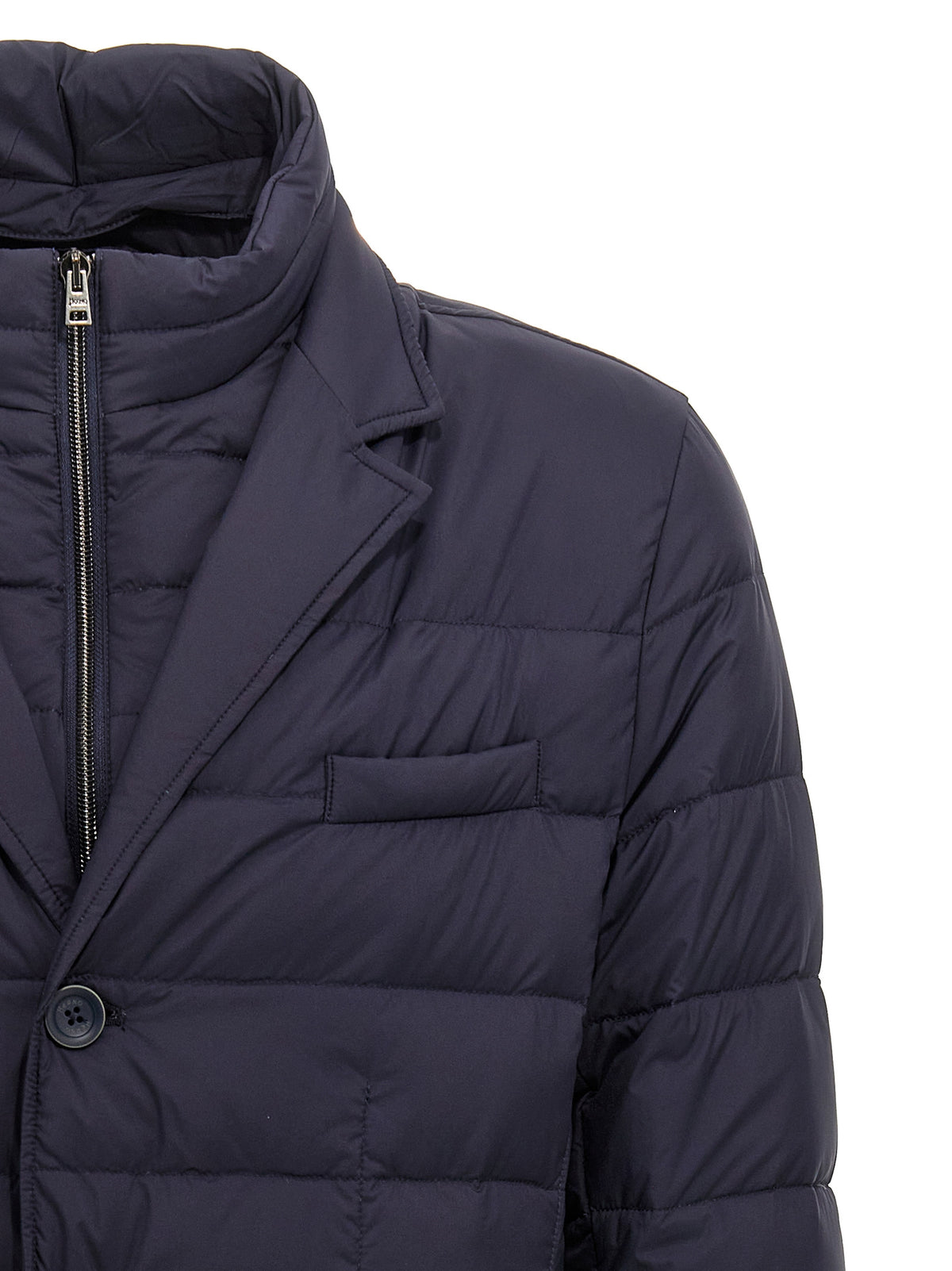 Herno Blauer Mantel aus Polyamid