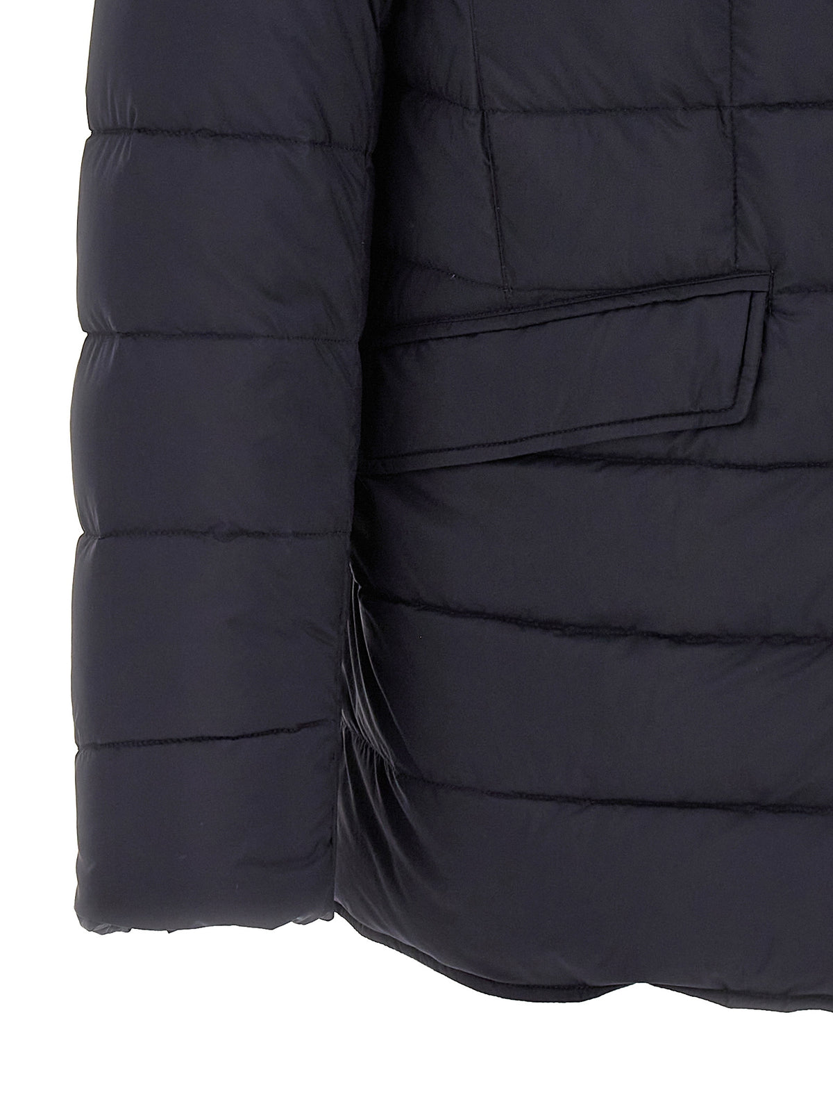 Herno Blauer Mantel aus Polyamid