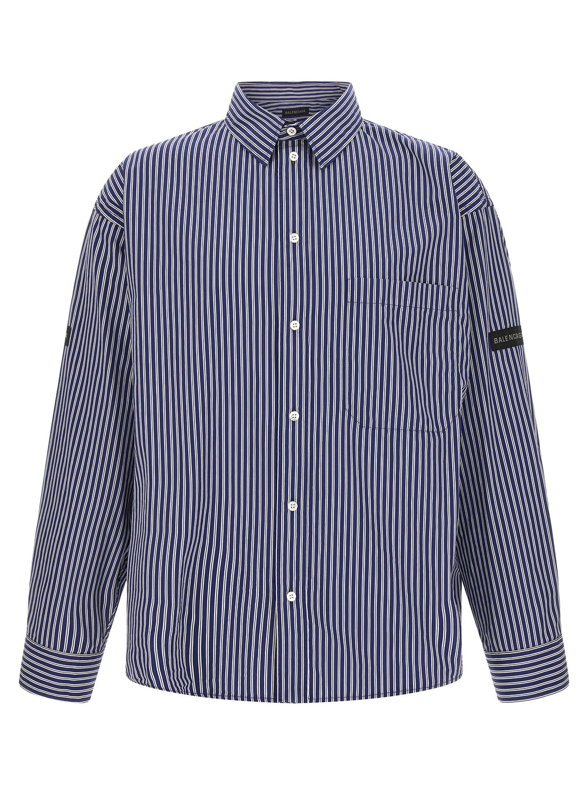 Balenciaga Blaue Baumwollbluse