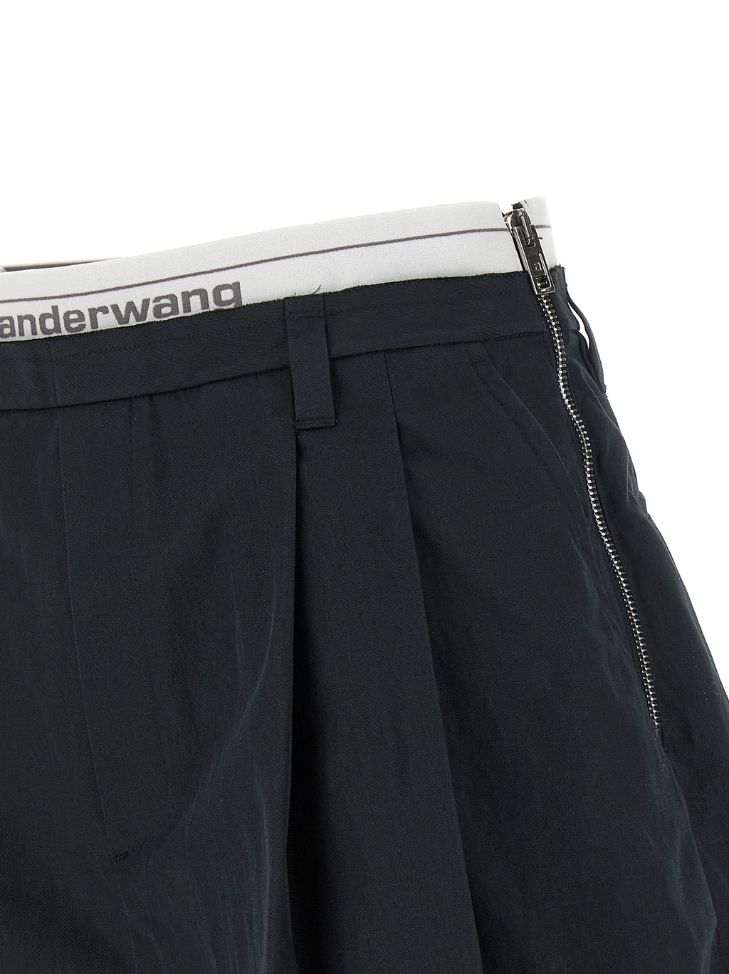 Alexander Wang Schwarze Baumwoll-Bermudashorts