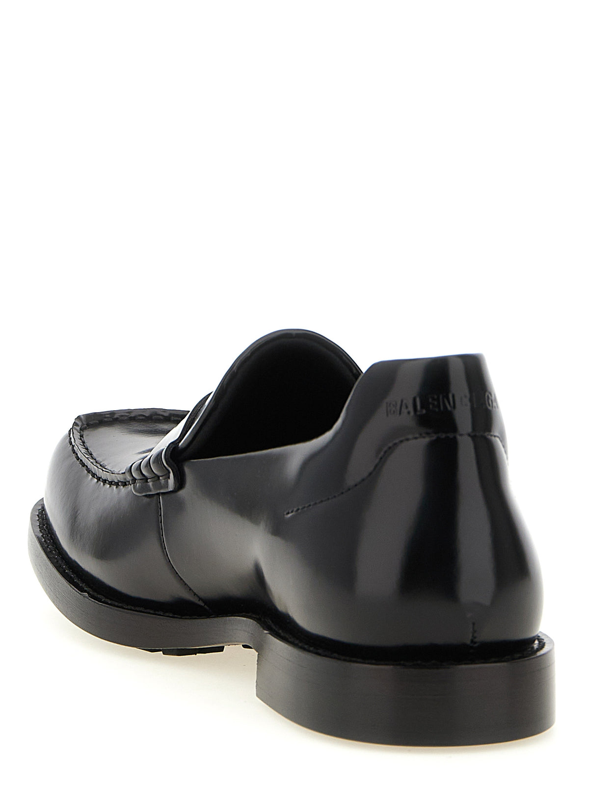 Balenciaga Schwarze Loafer aus Kalbsleder zum Hineinschlüpfen
