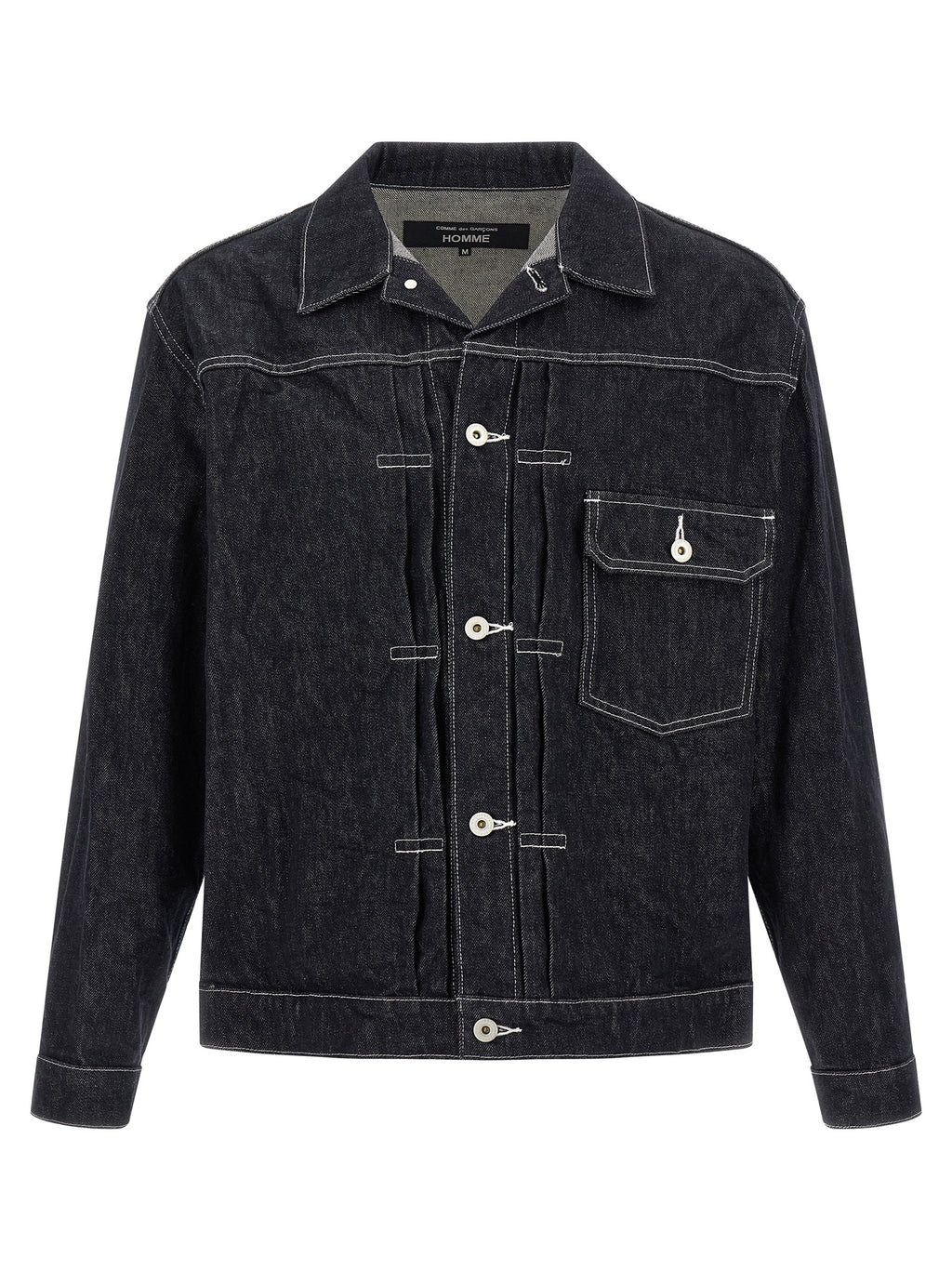 Comme Des Garçons Blaue Jeansjacke aus Baumwolle